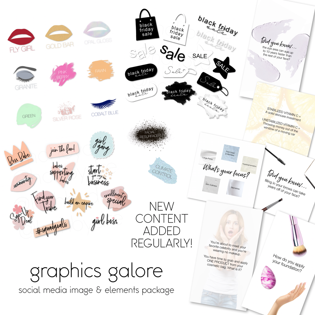 Graphics Galore Social Media Image Package