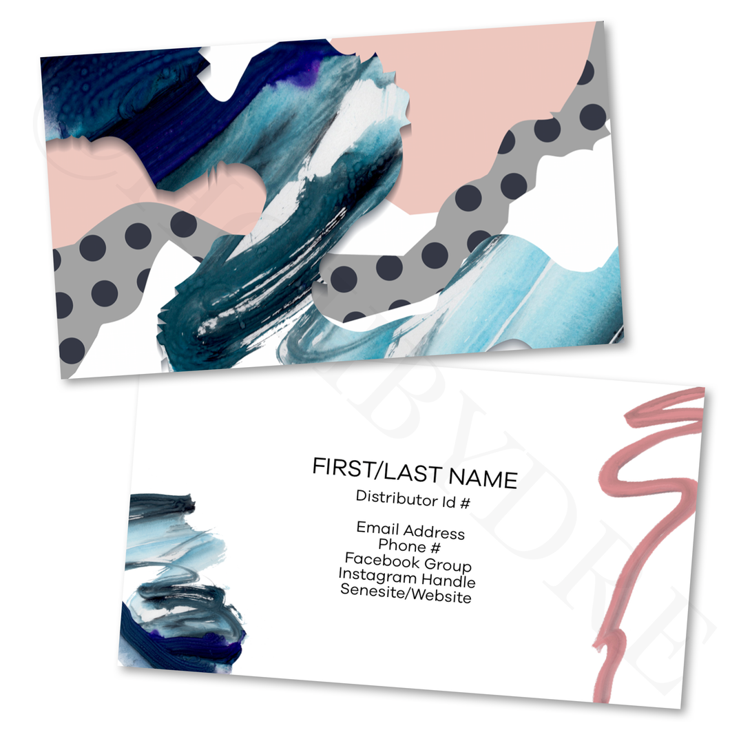 Abstract Customized Business Card